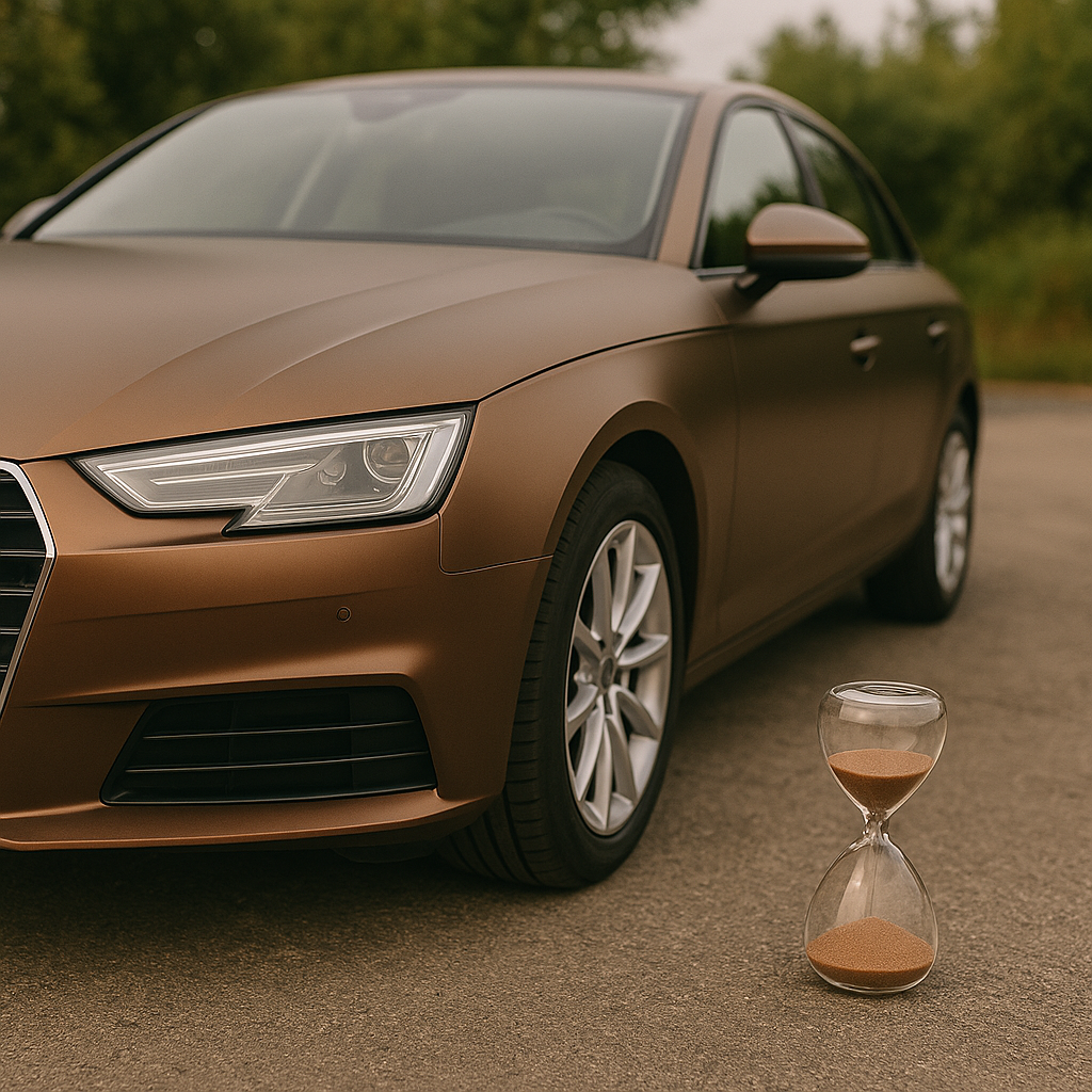 Combien de temps dure un covering sur une voiture