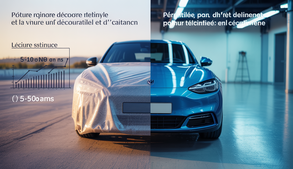 Comparaison technique détaillée de la longévité du covering automobile en vinyle et des peintures automobiles traditionnelles sur des véhicules modernes